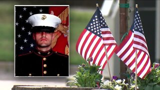 Father begs community for information that will lead to the arrest of Marine veteran's killers