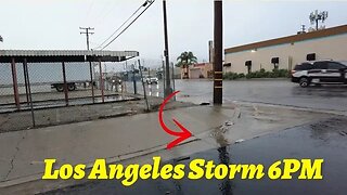 Los Angeles California Hurricane Hilary Storm Update 6PM