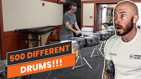 Drummer Reacts To - Hawaii Five-0 Drum Fill with 500 Drums