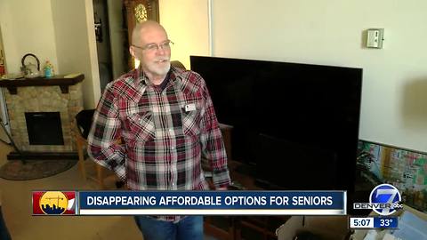 Housing crisis forces senior out of Denver, onto the streets