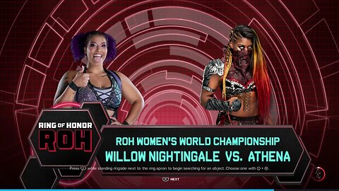 ROH Death Before Dishonor 2023 Athena vs Willow Nightingale for the ROH Women's World Championship