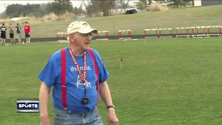 Oostburg hurdling coach Jerry Kohlbeck continues coaching well into his 80s