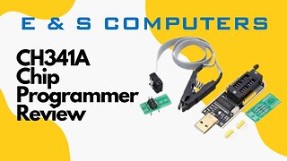 UNBOXING THE CH341A BIOS CHIP PROGRAMMER.