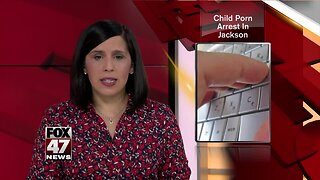 Jackson man arrested for child porn