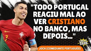 QUAL FOI A REAÇÃO DOS PORTUGUESES AO VEREM CR7 NO BANCO?