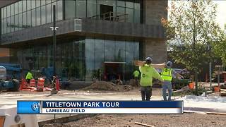 Packers unveil new Titletown Park