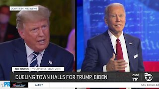 Dueling town halls for Trump, Biden