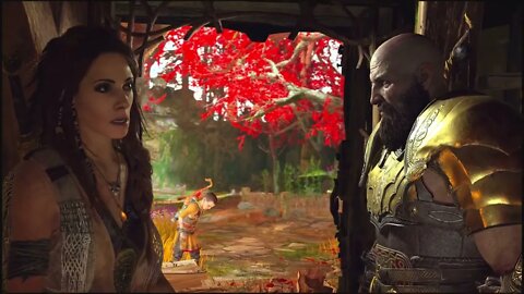Meeting the Witch of the Woods Cutscene | PS5, PS4 | God of War (2018) 4K Clips