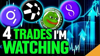 Top 4 Crypto Trades I'm Watching! (This Weekend)