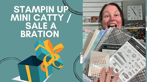 Unboxing my Stampin Up Mini Catalogue / Sale A Bration Goodies!