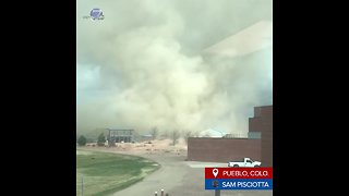 Wild video of 'gustnado' captured in Pueblo