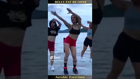 💃🏋️‍♀️ Belly Fat Be Gone: Effective Aerobic Exercises for a Trim Waistline 🌹 #short 6