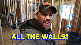 ROUGH IN WALLS COMPLETE!