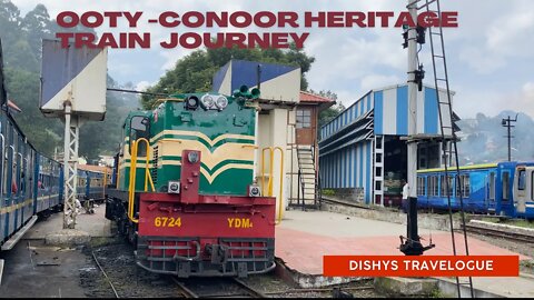 Nilgiri Mountain railway I Journey Coonoor - Ooty and return | UNESCO World Heritage | 4K