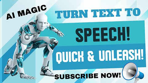 AI Text to Speech, Unlock Voices Galore, AI's Open Door!