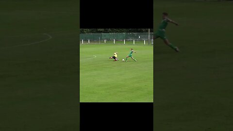 Goalkeeper Races Off His Line To Make a Great Tackle & Prevent Goal | Grassroot Football #shorts