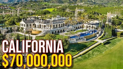 California $70,000,000 Mega Mansion on 20 acres!