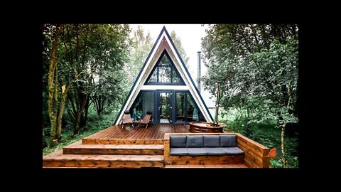 Stylish Triangle House with Furaco - A frame house - Tiny House