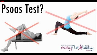 Psoas Test Which Hip Flexors Are Tight Paul Zaichik l EasyFlexibility l ElasticSteel