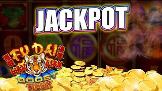 $44 Max Bet Tiger Fu Dai Lian Lian Boost Jackpot 🐯 Multiple Bonus Jackpot Feature!