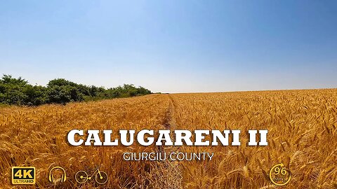 Calugareni - Hulubesti - Singureni XC ride | Soft house music | 4k Virtual Tour | 🇷🇴