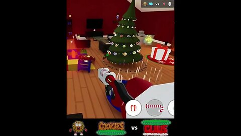 Game Skewed in Santa's Favor | Cookies Vs Claus #shorts #christmas #gaming #indiegame #christmasgame