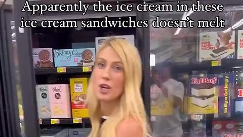 Walmart's Ice Cream Sandwiches Don't Melt. What kind of crap are they feeding us?