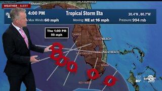 Tracking Tropical Storm Eta 11/7/20