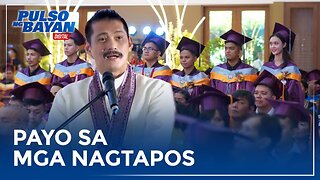 Sen. Padilla, pinayuhan ang mga bagong graduate ng JMCFI