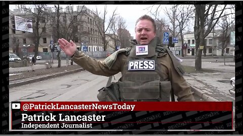 Redacted · Patrick Lancaster in Donetsk: Ukraine Army w/ US weapons strike civilians at Library