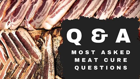 Your Meat Curing Questions Answered + 10k Subs Giveaway!