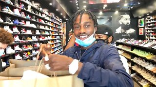 Lil Tjay Goes Shopping For Sneakers With CoolKicks