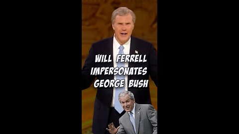 Will Ferrell impersonates George Bush