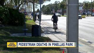 Police warn pedestrians to be careful after four deaths on Pinellas Park roads in two weeks