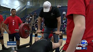 Special Olympics power-lifting regional event