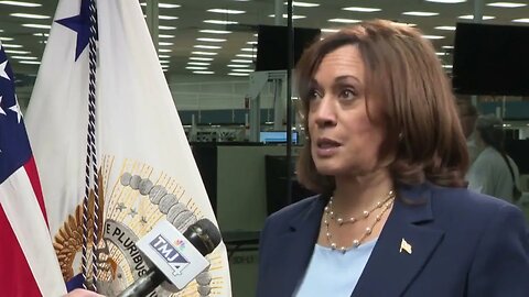 Kamala Harris Dishes Word Salad In Wisconsin About Tires Being Flat Because Of "Roads And Bridges"