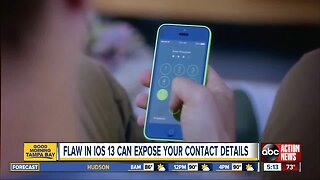 iOS 13 flaw can expose your contact details