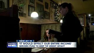 Servers push to keep tip credit intact