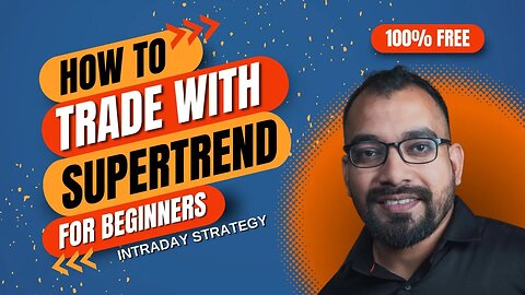 HOW TO TRADE WITH SuperTrend Indicator | Easiest INTRADAY TRADING STRATEGY for Beginners | Paid ?