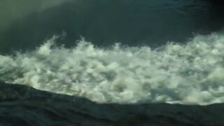 Beachfront B Roll Close Up of Rapids Alt Angle Free to Use HD Stock Video Footage