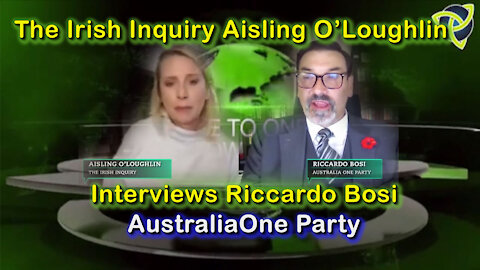 2021 DEC 23 The Irish Inquiry Aisling O’Loughlin Interviews Riccardo Bosi