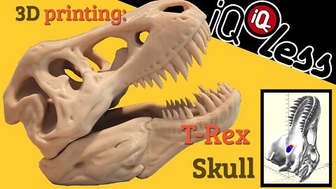 3D Printing: T-Rex Skull