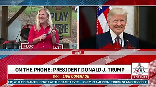 President Trump's phone call "We're gonna SWAMP all the dishonesty." MTG Townhall in Plainville, GA