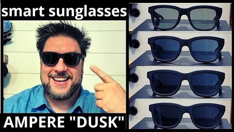 Ampere Dusk Smart Sunglasses. Tint changing glasses. Electrochromic lens. Bluetooth glasses [440]