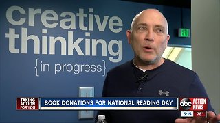 Book donations for national reading day