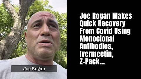 Joe Rogan Makes Quick Recovery From Covid Using Monoclonal Antibodies, Ivermectin, Z-Pack...