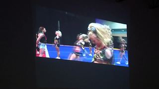 Video tribute at Elite Cheer Stars celebration