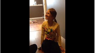 Sisters get surprised with brand new surprise puppy