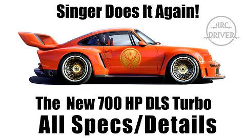 The New 700HP Singer DLS Turbo is an amazing restomod Porsche 911 934/5 based on the Porsche 964