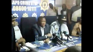 Criminals cannot live alongside citizens - SA Police Minister Mbalula (Vo4)